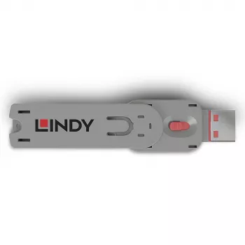 Pordiblokeerimisvõti Lindy USB Type A pordiblokeerimisvõti roosa