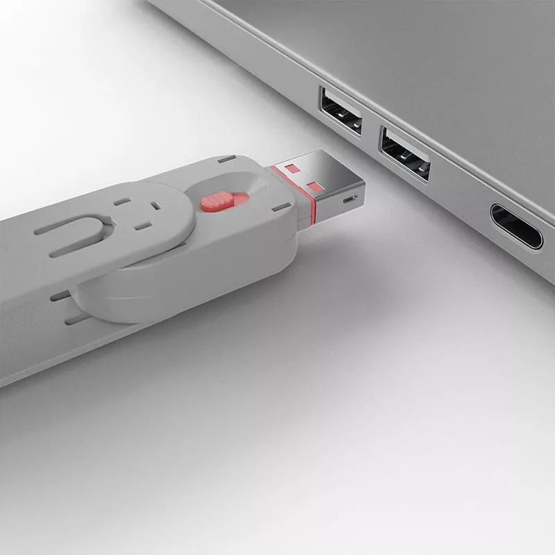 Pordiblokeerimisvõti Lindy USB Type A pordiblokeerimisvõti roosa