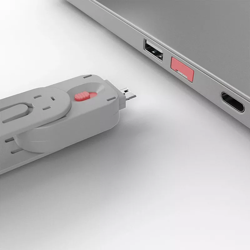 Pordiblokeerimisvõti Lindy USB Type A pordiblokeerimisvõti roosa