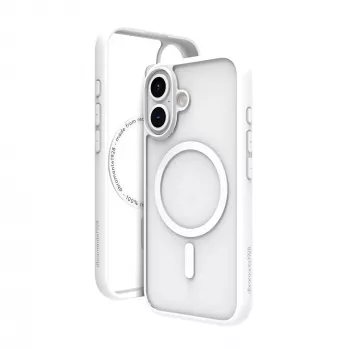 dbramante1928 Grenen MagSafe ümbris iPhone 16 Plus valge