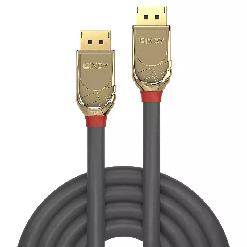Lindy 7,5 m DisplayPort 1.2 kaabel, Gold Line