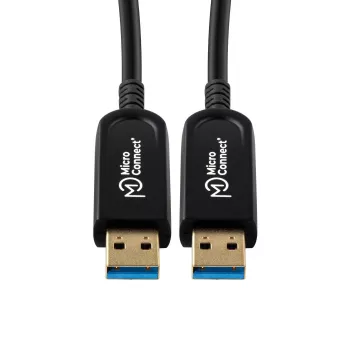 USB-kaabel Microconnect USB3.0AA10BOP 10 m USB 3.2 Gen 1 Must