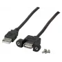 Microconnect USBAAF1PANEL2 USB-kaabel USB 2.0 1,8 m USB A Must