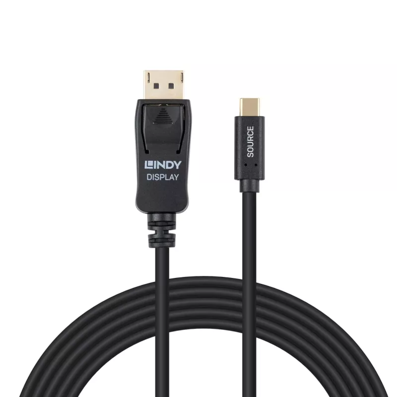 Lindy 3m USB Type C to DisplayPort 4K60 adapterkaabel HDR-iga