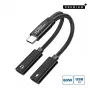 Microconnect MC-USBC-CFCF USB-kaabel USB 2.0 0,13 m Hõbedane