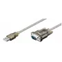 Microconnect 68875 jadakaabel läbipaistev 1,5 m USB-tüüp-A VGA (D-Sub)