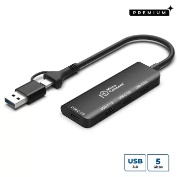 Microconnect UC0070-5G-USB-C-4IN1-C liidesejaotur