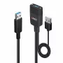 Lindy 35m hübriid USB 3.2 Gen 2 A-tüüpi kaabel, must ABS
