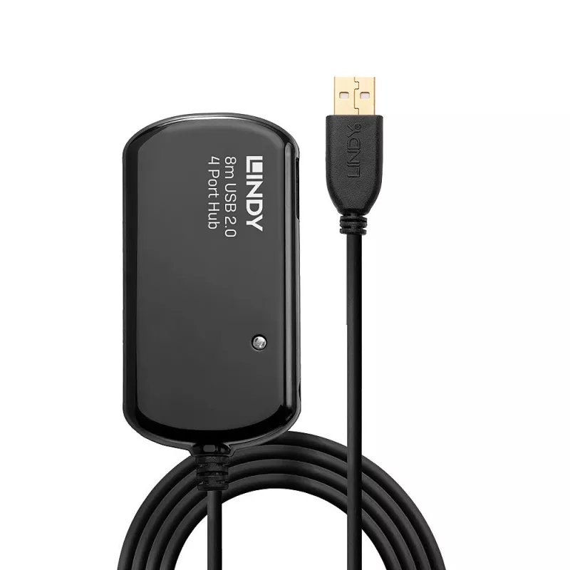 Lindy 8m USB 2.0 aktiivne laienduspro-hub