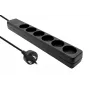 Microconnect MC-GRU0603DKB toitepikendus 3 m 6 vahelduvvoolu pistikupesa Siseruumides Must