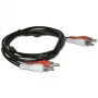 Microconnect AUDCC10 helikaabel 10 m 2 x RCA must
