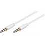 Microconnect AUDLL2W helikaabel 1,5 m 3,5 mm valge