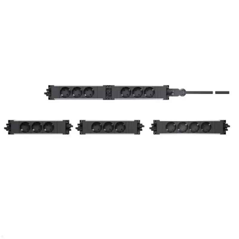 Bachmann STEP BASE 4-kohaline pikendusjuhe GST18-ga, 4 vahelduvvoolupistikut, 250 V, 16 A