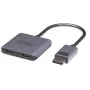 DisplayPort–2× HDMI adapter MicroConnect MC-DP-2XHDMI, kaks HDMI emast, 4K tugi