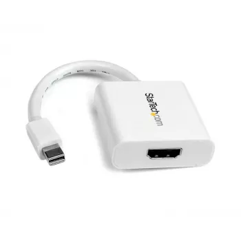 StarTech.com Mini DisplayPorti HDMI-adapter - mDP HDMI videomuundur - 1080p - Mini DP või Thunderbolt 1/2 Mac/PC HDMI monitorile/ekraanile/telerile - Passiivne mDP 1.2 HDMI pistik - Valge