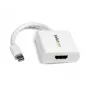 StarTech.com Mini DisplayPorti HDMI-adapter - mDP HDMI videomuundur - 1080p - Mini DP või Thunderbolt 1/2 Mac/PC HDMI monitorile/ekraanile/telerile - Passiivne mDP 1.2 HDMI pistik - Valge