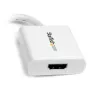 StarTech.com Mini DisplayPorti HDMI-adapter - mDP HDMI videomuundur - 1080p - Mini DP või Thunderbolt 1/2 Mac/PC HDMI monitorile/ekraanile/telerile - Passiivne mDP 1.2 HDMI pistik - Valge