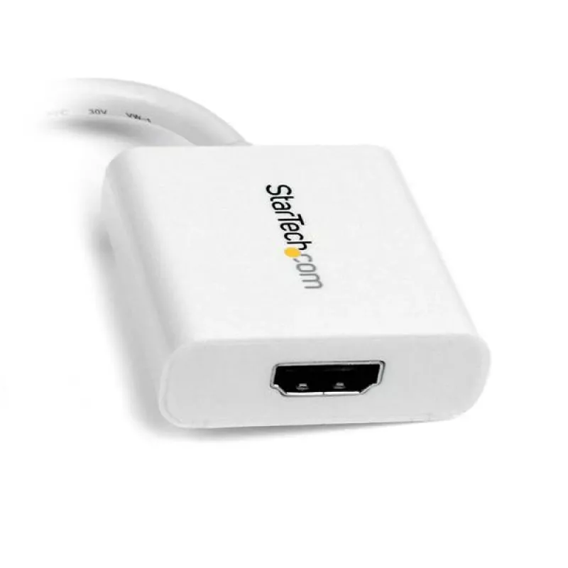 StarTech.com Mini DisplayPorti HDMI-adapter - mDP HDMI videomuundur - 1080p - Mini DP või Thunderbolt 1/2 Mac/PC HDMI monitorile/ekraanile/telerile - Passiivne mDP 1.2 HDMI pistik - Valge