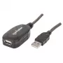 USB-A-pistik USB-A-pesa pikenduskaabel Manhattan 150958