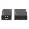 Manhattan HDMI 1080p üle Etherneti pikenduskomplekt, kuni 50 m ühe Cat6 kaabliga, Tx ja Rx moodulid, IR tugi, kolmeaastane garantii