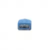 USB-A isase USB-A emasele pikenduskaabel Manhattan 2 m sinine