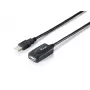 Equip USB 2.0 tüüp A aktiivne pikenduskaabel isane emasele, 15m