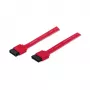 Manhattan SATA andmekaabel, 7-kontaktiline, 50cm, isane-isanele, 6 Gbps, punane, eluaegne garantii