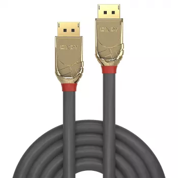Lindy 1m DisplayPort 1.4 kaabel, Gold Line