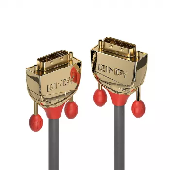 Lindy 5m DVI-D Dual Link kaabel, Gold Line