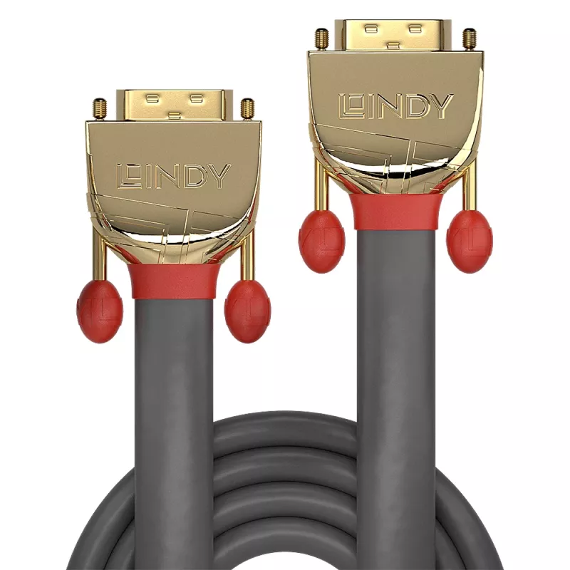 Lindy 15 m DVI-D Dual Link kaabel, Gold Line