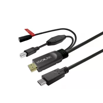 USB-kaabel Vivolink PROUSBCHDMIUSBB5-CHARGE 5 m kiirlaadimine