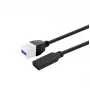 VivoLink USB 3.0 Type-A to Type-A andmekaabel PROKEYUSB3AFF0 2W, USB 3.0