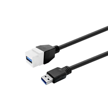 USB 3.0 A–A pikenduskaabel VivoLink PROKEYUSB3AFM5W valge 5 m