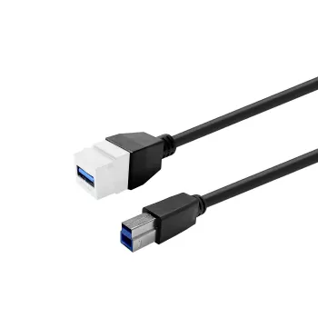 VivoLink USB 3.0 Type-A-pesa-Emasele pikenduskaabel PROKEYUSB3AFBM2W, valge