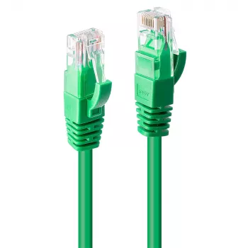 Võrgukaabel Lindy 2m Cat.6 RJ-45 U/UTP Roheline