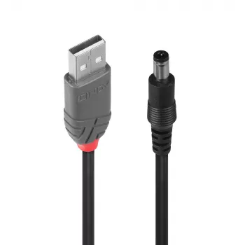 Adapterkaabel USB A-pistik – DC 5.5/2.1 mm isane Lindy 70268