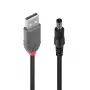 Adapterkaabel USB A-pistik – DC 5.5/2.1 mm isane Lindy 70268