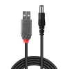 Adapterkaabel USB A-pistik – DC 5.5/2.1 mm isane Lindy 70268