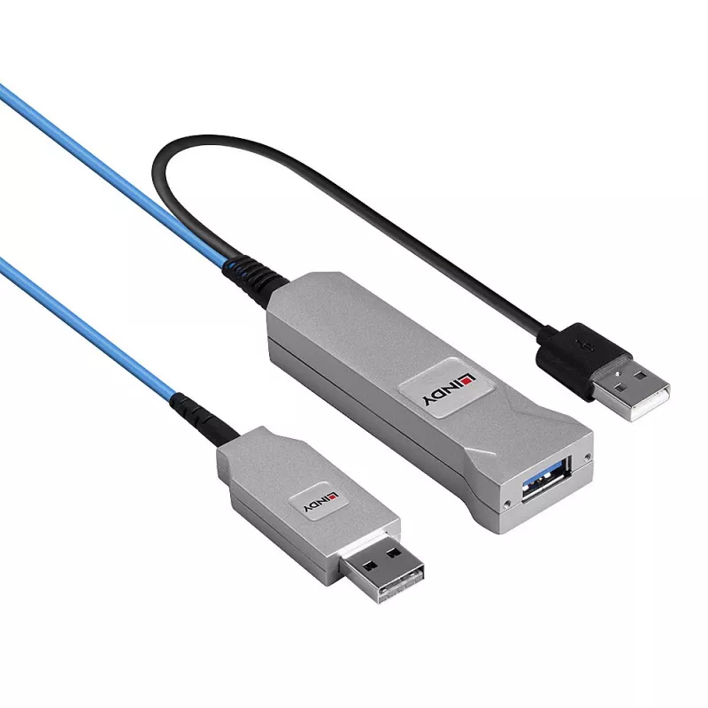 Lindy 30m Fiiberoptiline USB 3.0 Kaabel