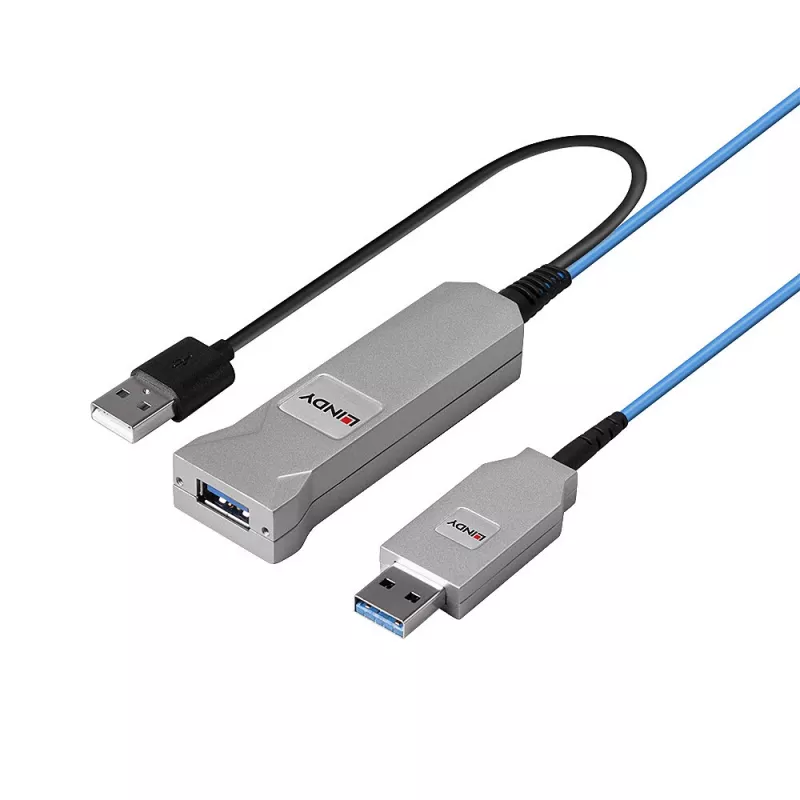Lindy 30m Fiiberoptiline USB 3.0 Kaabel