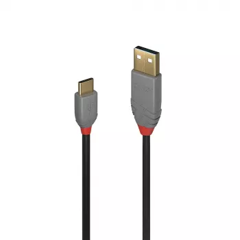 Lindy 0.5m USB 2.0 Type A to C kaabel, Anthra Line