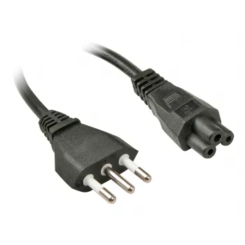 Lindy 2m, CEI23-16-VII - IEC 320 C5 must C5 haakeseadis