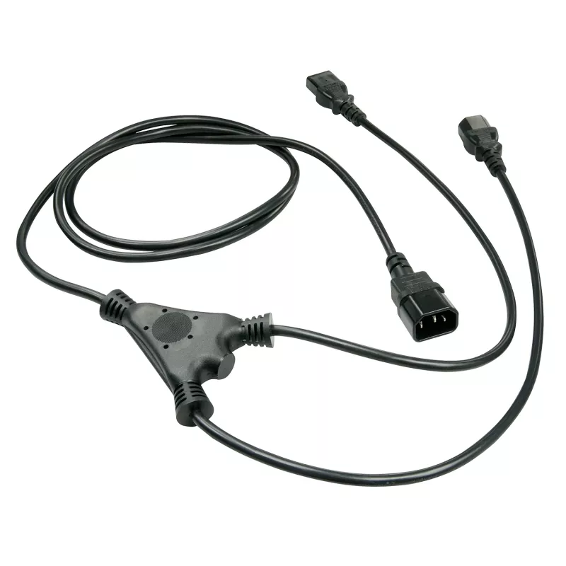 Lindy 2m IEC jaoturikaabel IEC C14 kuni 2 x IEC C13