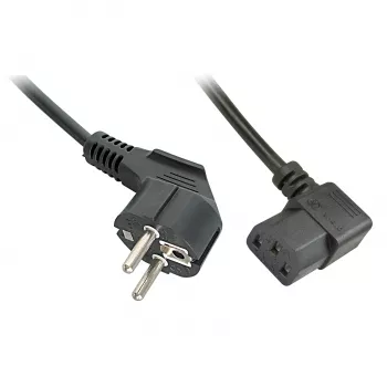 Lindy 30309 toitekaabel Must 5 m CEE7/7 IEC 320
