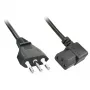 Lindy 30346 toitekaabel Must 2 m C13 pistikupesa
