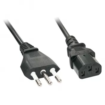 Lindyi 30415 toitekaabel must 5 m CEI 23-16 C13 pistikupesa