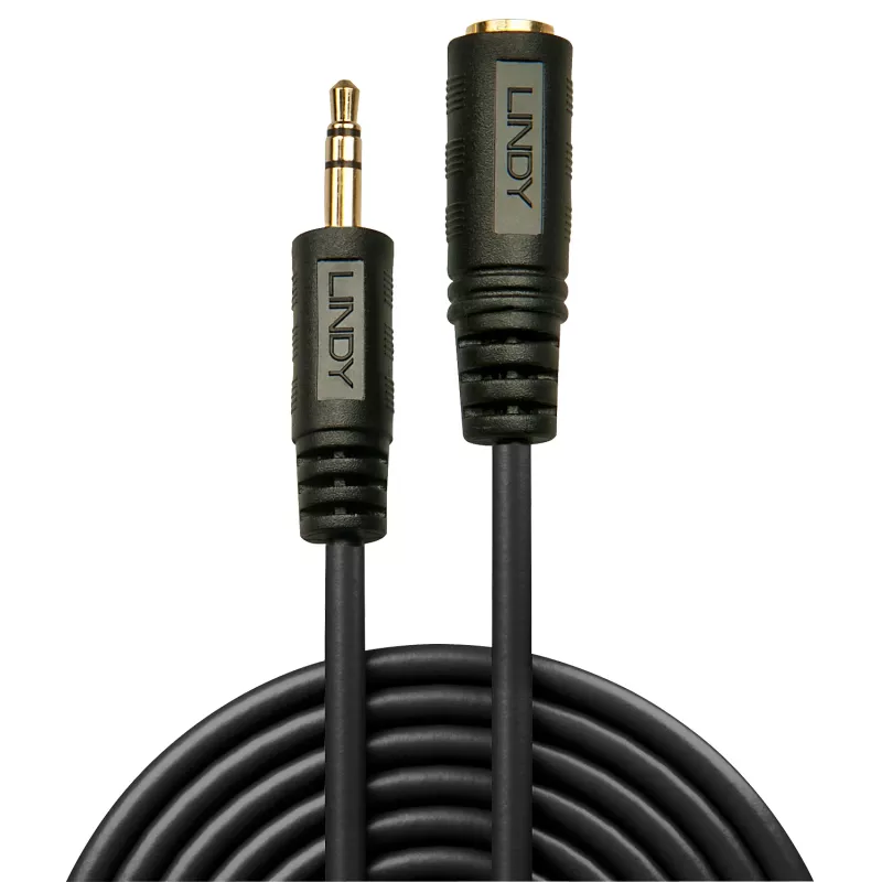 Lindy 10m Premium Audio 3.5mm Jack Extension kaabel