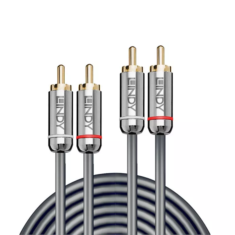 Lindy 5m dual-fono helikaabel, Cromo Line