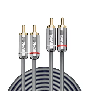 Lindy 2 m Dual Phono helikaabel, Cromo Line