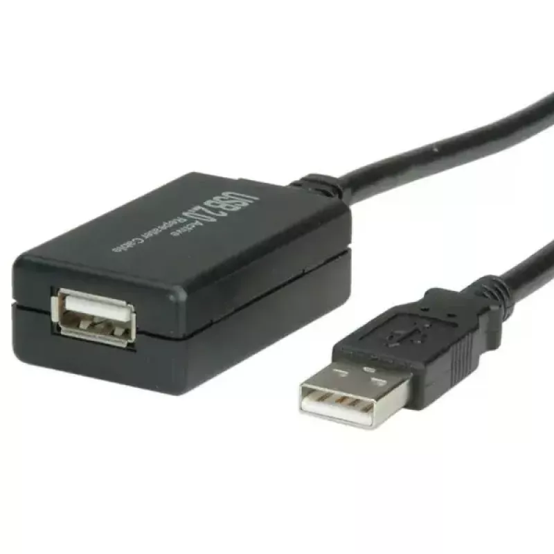 USB 2.0 pikenduskaabel VALUE 12 m repiiteriga